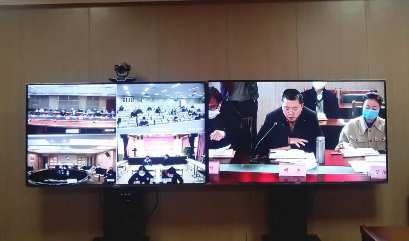 市教体局召开全市中小学网络教学工作推进视频会