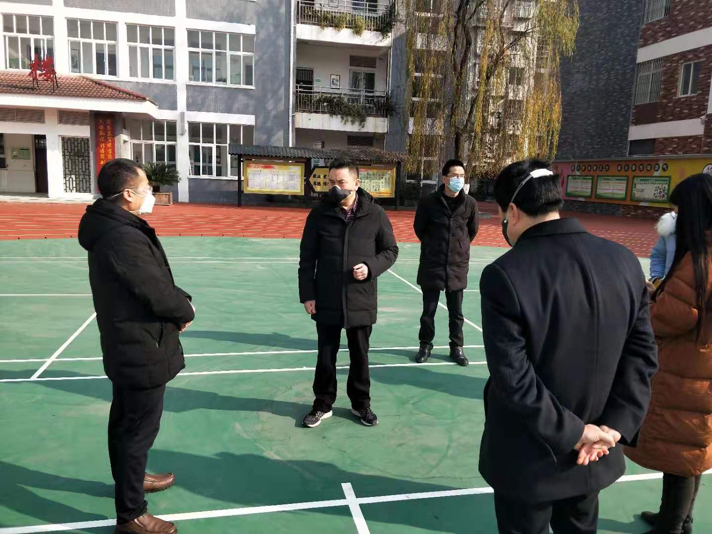 剑阁县教育局局长督查学校新型冠状病毒感染肺炎疫情防控工作