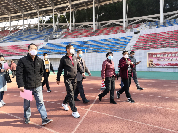 马晓凤副市长检查指导市体育场馆中心疫情防控工作
